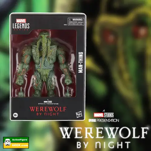 Werewolf by Night Marvel Legends Series Man-Thing 6-Inch Action Figure - Packaging and Presentation