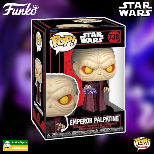 738 Star Wars Villains - Emperor Palpatine Funko Pop!