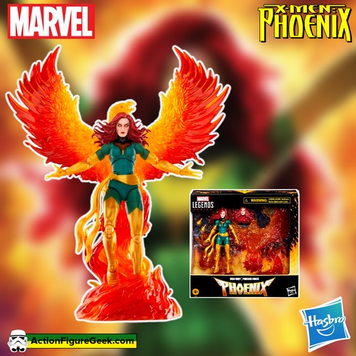 New X-Men Marvel Legends Series Jean Grey with Phoenix Force Deluxe 6-Inch Action Figure