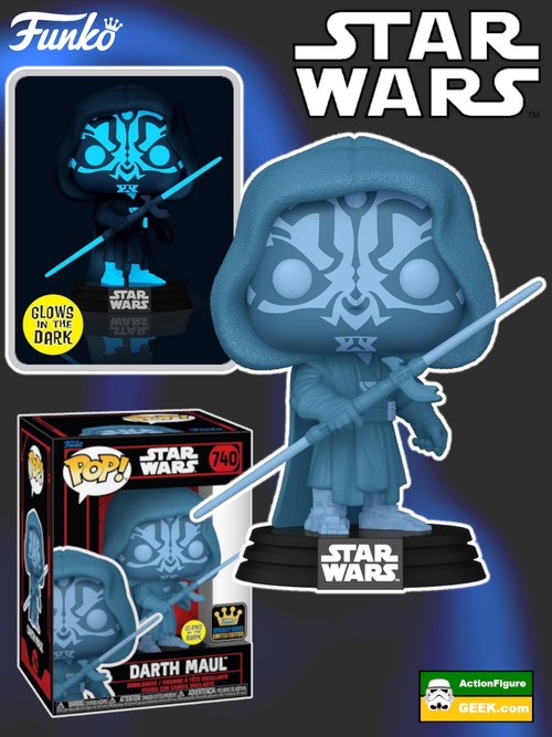 Star Wars Hologram Darth Maul GITD Funko Pop! - Must-Have!