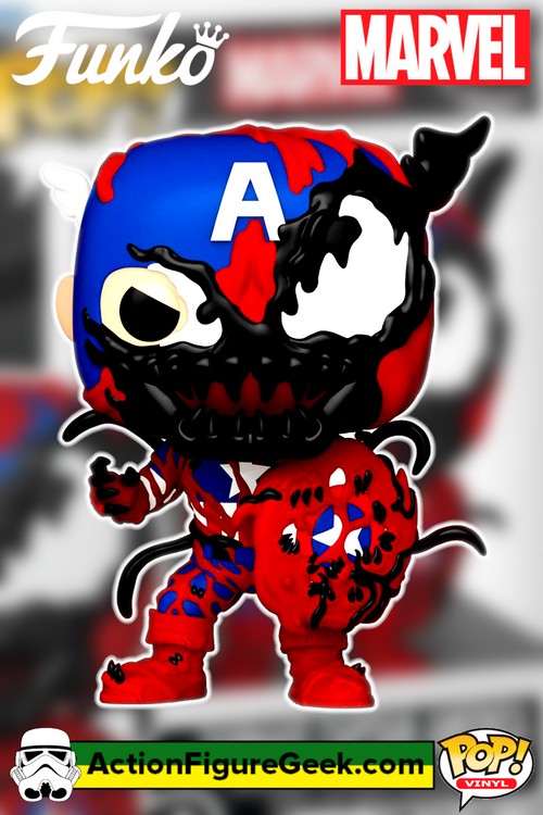 1436 Marvel Carnage Captain America Funko Pop!