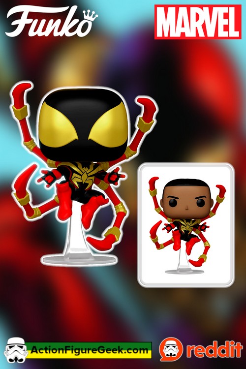 1448 Spider-Man Comics Miles Morales Iron Spider Funko Pop!