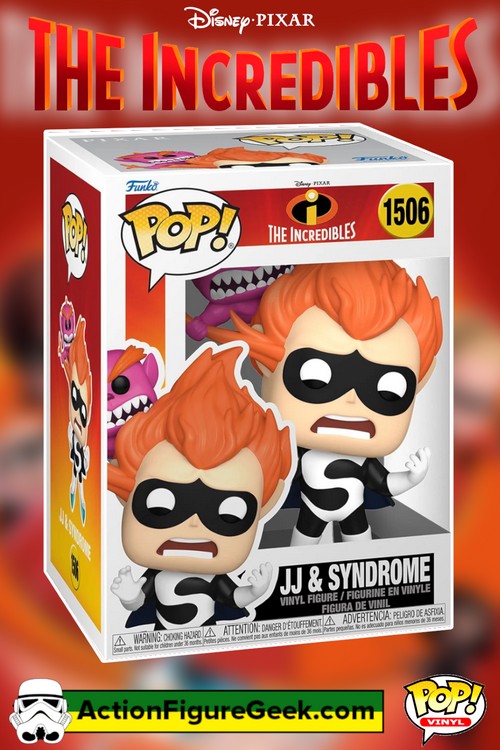 1506 The Incredibles 20th Anniversary JJ and Syndrome Funko Pop!