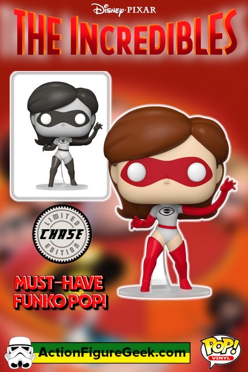 1508 The Incredibles 20th Anniversary Elastigirl Funko Pop! with Black and White Chase Variant