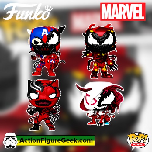 New Marvel Carnage Funko Pops