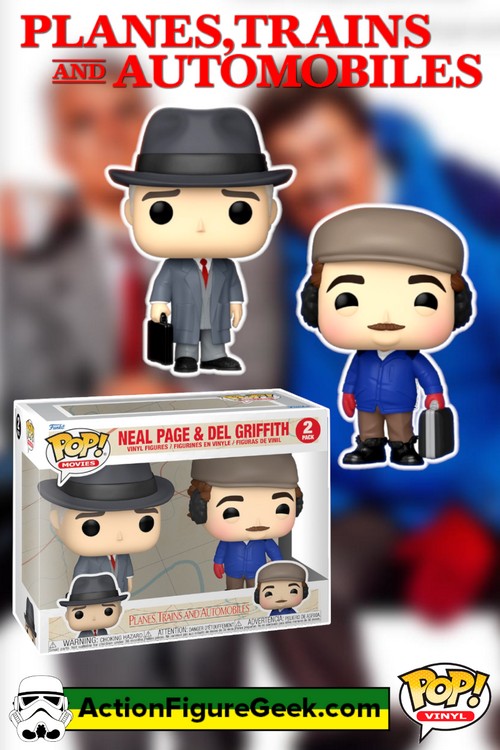 Planes, Trains, and Automobiles: A Funko Pop! Tribute to Neal and DelNeal Page And Del Griffith Funko Pop! 2-Pack