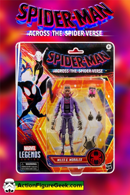 Spider-Man Across The Spider-Verse Marvel Legends Miles G. Morales 6-Inch Action Figure