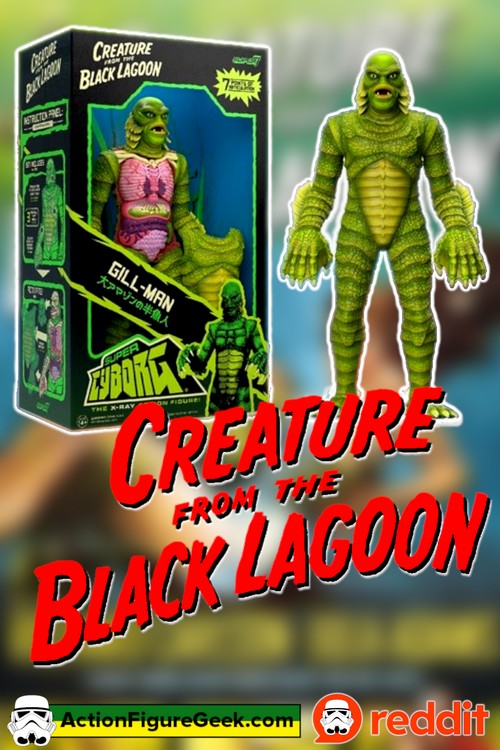 The Universal Monsters Creature from the Black Lagoon Super Cyborg Vinyl Figure