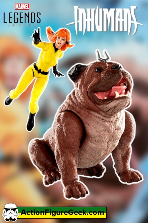 Marvel Legends Inhumans: Crystal and Lockjaw Shine in this Deluxe Action Figure Set