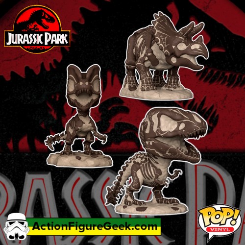 Jurassic Park Fossil Funko Pops featured