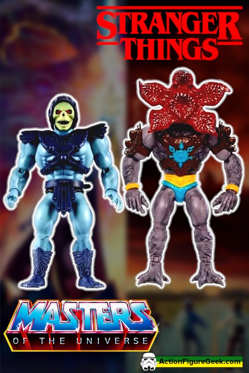 Masters of the Universe X Stranger Things Skeletor and Demogorgon Action Figure Crossover 2-Pack 