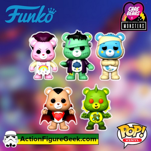 New Care Bears Monsters Funko Pops