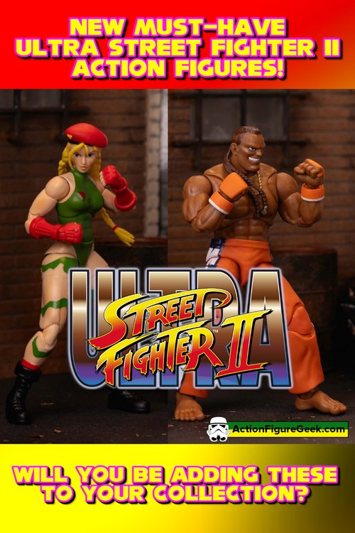 Ultra Street Fighter II Action Figures