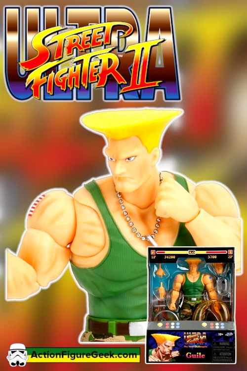 Ready for Battle: Ultra Street Fighter II Guile by Jada Toys