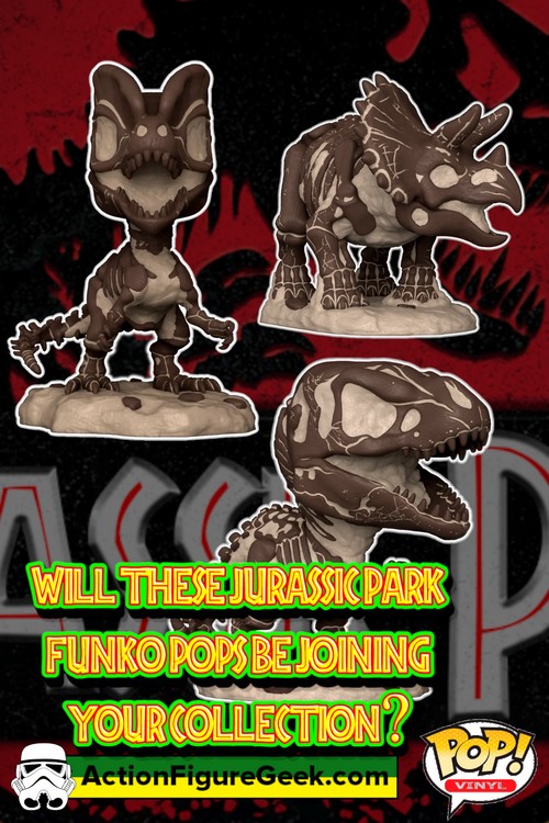 jURASSIC pARK fOSSIL fUNKO pOPS