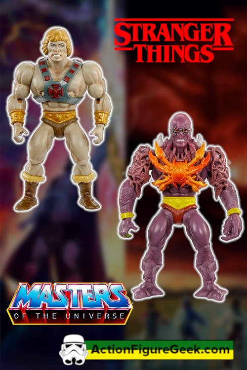 Masters of the Universe X Stranger Things He-Man and Vecna Action Figure Crossover 2-Pack