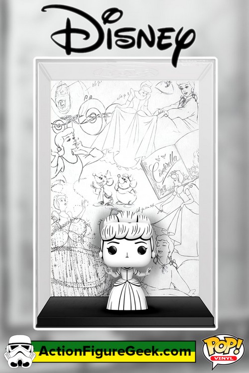 1523 Disney Sketched Cinderella Funko Pop! Cover Art Figure with Case