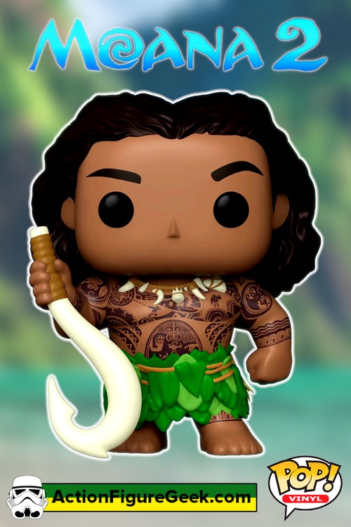 1547 Moana 2 Maui with Fish Hook Funko Pop!