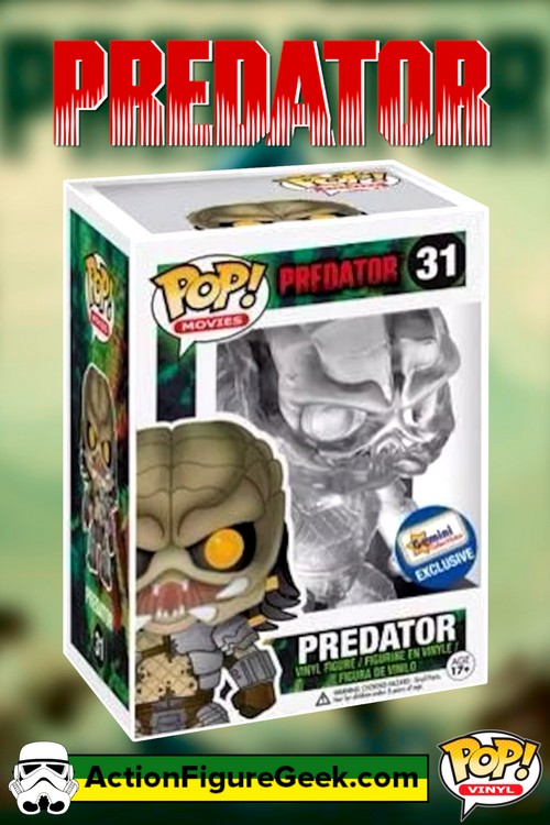 31 Predator Clear - Gemini Exclusive Funko Pop!