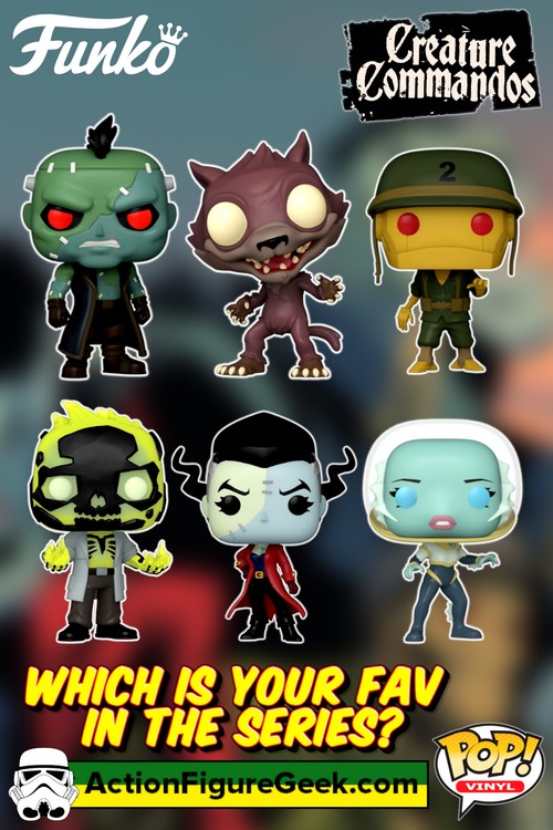 Creature Commandos Funko Pop! Checklist