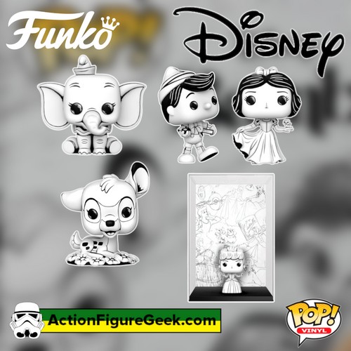 Disney Sketched Funko Pops