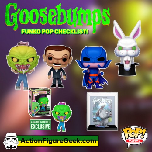 Goosebumps funko pop CHECKLIST