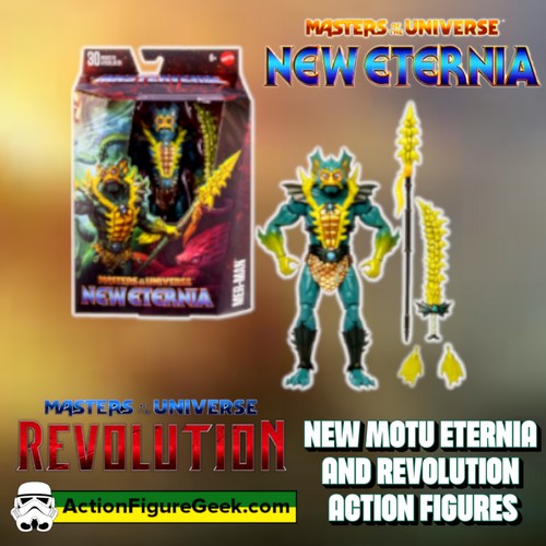 NEW Masters of the Universe Revolution and New Eternia Action Figures featured