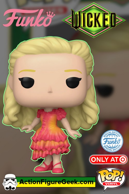 1701 Wicked Glinda in Red and Orange Dress Funko Pop! Target Exclusive and Special Edition