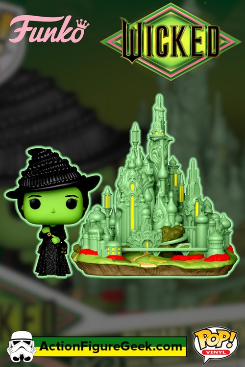 44 Wicked Part 1 Elphaba with The Emerald City Funko Pop Town