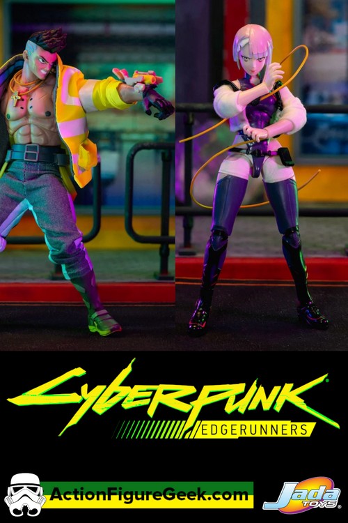 NEW Cyberpunk: Edgerunners 1:12 Scale Action Figures David Martinez and Lucy Kushinada