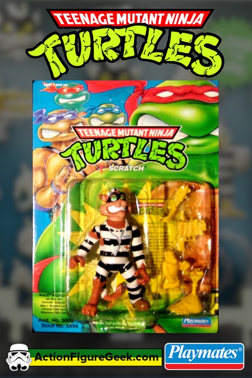 Original Playmates Scratch TMNT Action Figure