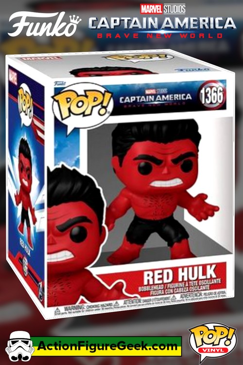 1366 Captain America Brave New World - Red Hulk Funko Pop!