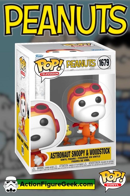 1679 Peanuts Astronaut Snoopy & Woodstock Funko Pop!