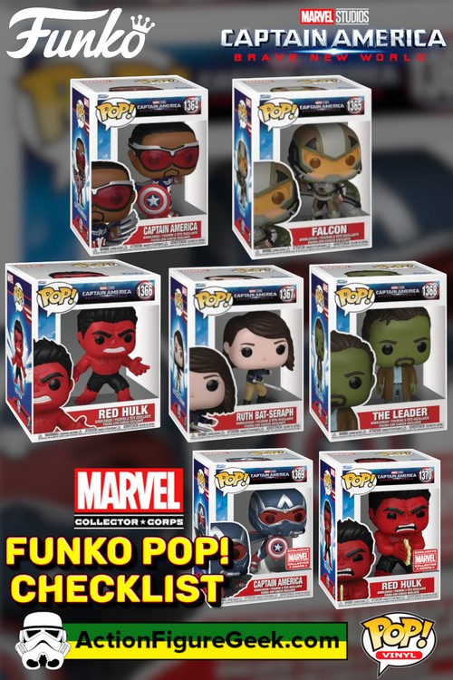 Captain America  Brave New World Funko Pop! Checklist