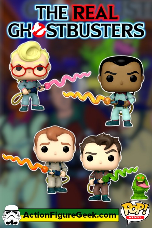 The Real Ghostbusters Funko Pops