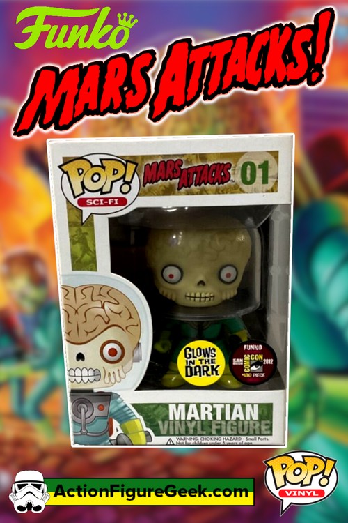 01 Mars Attacks - Martian GITD - 2012 San Diego Comic-Con Exclusive (PR=480 pieces)