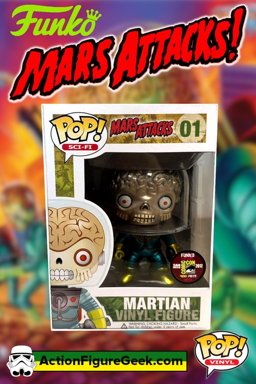 01 Mars Attacks - Martian Metallic - 2012 San Diego Comic-Con Exclusive (PR=480 pieces)