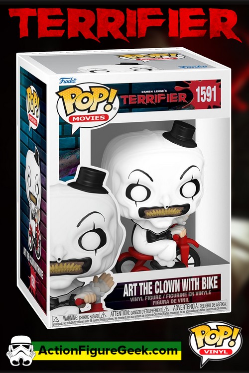 1591 Art the Clown with Bike Funko Pop!