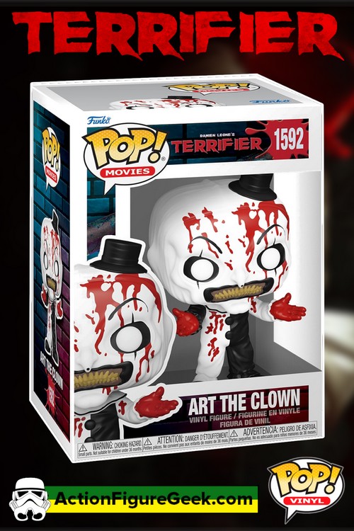 1592 Terrifier 2 Art the Clown Bloody Funko Pop!