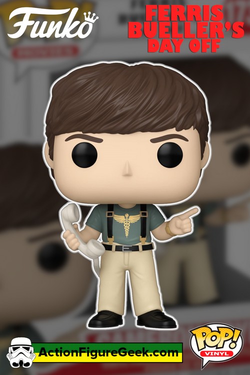 1731 Ferris Bueller's Day Off Cameron Frye Funko Pop! The Reluctant Rebel in Red Wings