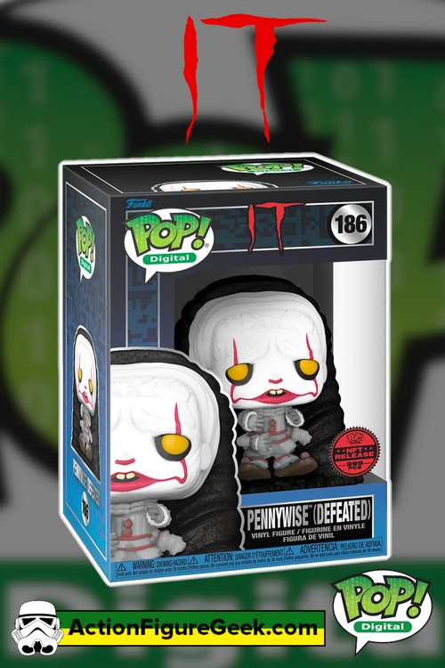 186 IT Pennywise (Defeated) NFT Digital Funko Pop! (999 PCS)