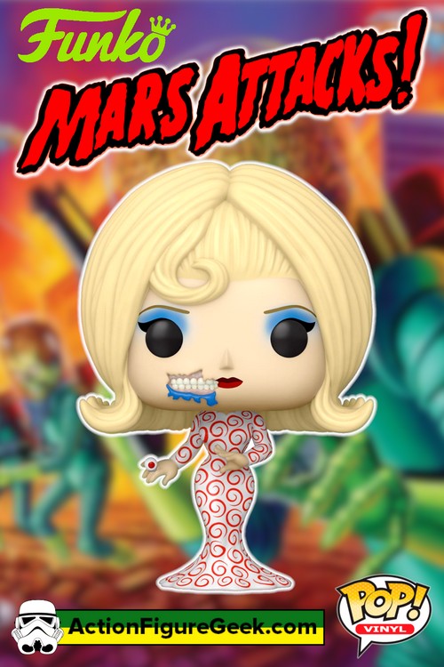 1876 Mars Attacks Martian Spy Girl Funko Pop!