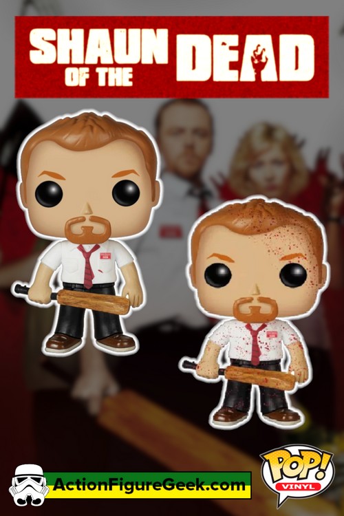 240 Shaun of the Dead - Shaun Funko Pop! and Shaun Bloody - Entertainment Earth Exclusive Funko Pop!