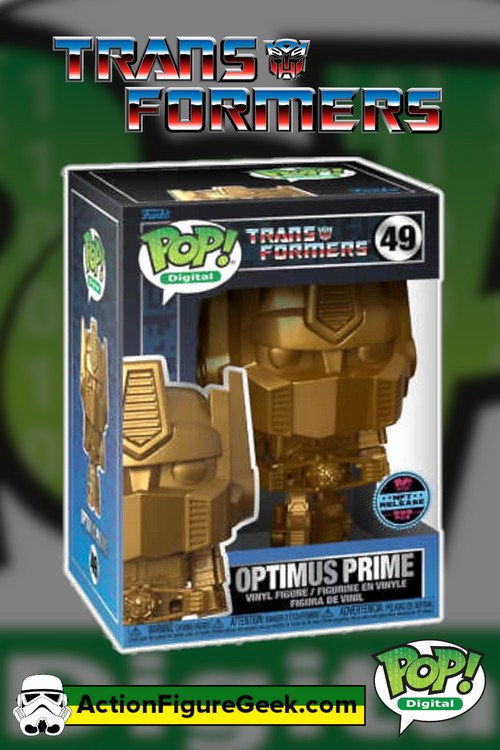 49 Transformers Optimus Prime NFT Digital Funko Pop! (999 PCS)