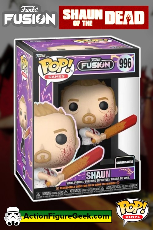 960 Shaun of the Dead - Shaun with Bat Funko Fusion Funko Pop!