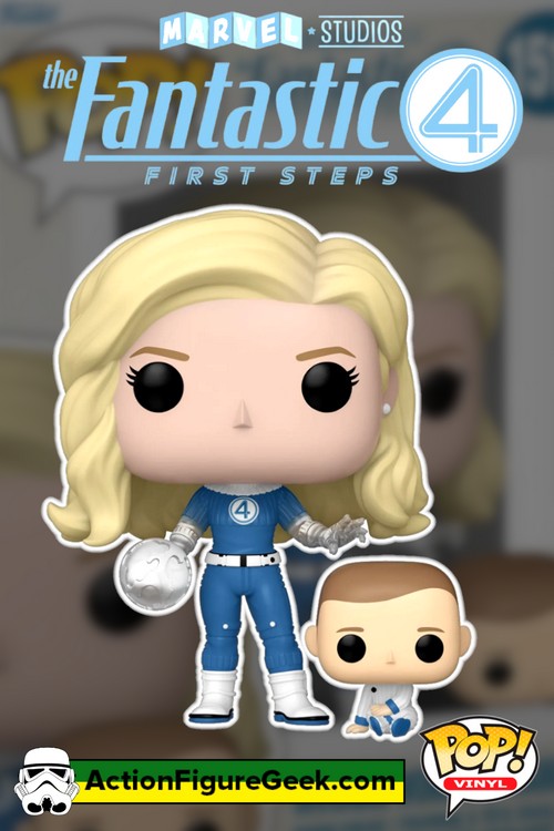 1514 The Fantastic Four - First Steps Invisible Woman & Franklin Funko Pop!
