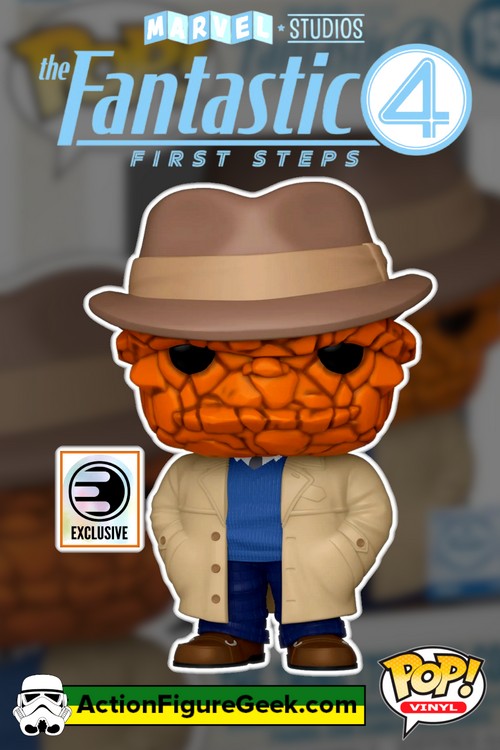 1524 The Fantastic Four - First Steps The Thing (Trench Coat) Funko Pop! Entertainment Exclusive