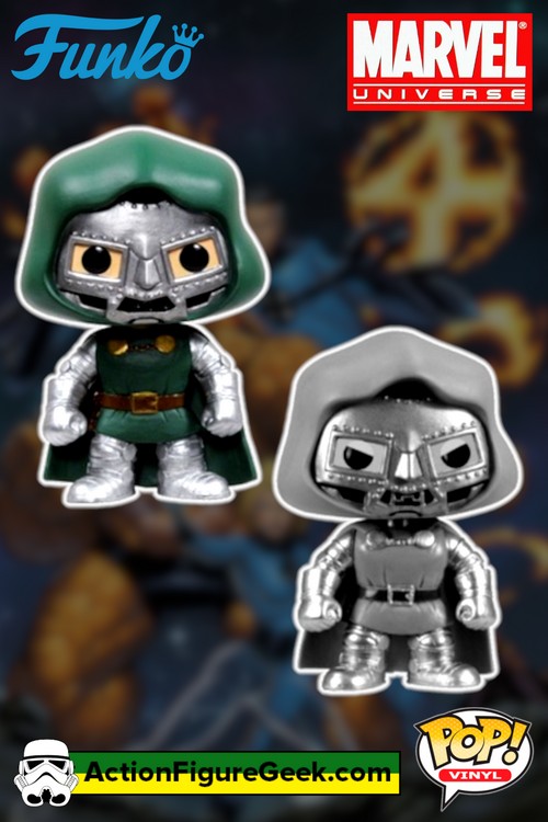 17 Dr. Doom - Dr. Doom Black & White Funko Pop!