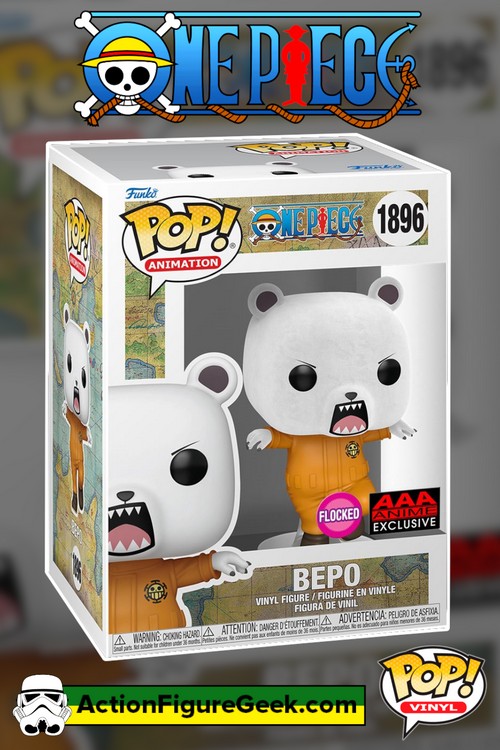 Introducing the 1896 One Piece Bepo Bear Flocked Funko Pop! – AAA Anime Exclusive