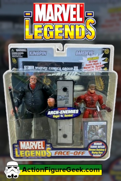 3. ToyBiz Marvel Legends Kingpin and Daredevil Face-Off 2-Pack 